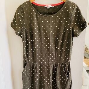 Boden polka dot dress Size 10 with pockets!